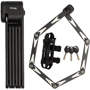 Antivol Vélo Pliable 8333EURDPRO acier trempé  3 Clés  certifié  support inclus