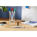 Pochette de 4 Feutres tableau blanc effaçable à sec 1721 Pointe Fine Ogive N/B/R/V VELLEDA