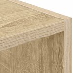 vidaXL Table de chevet Chêne Sonoma 35 x 32 x 68 5 cm