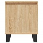 vidaXL Tables de chevet 2Pièces chêne sonoma 40x30x50cm bois d'ingénierie