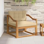 vidaXL Sofa de milieu extérieur Naturel
