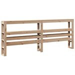 vidaXL Cadre de lit sans matelas 200x200 cm bois massif de pin