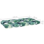 vidaXL Canapé central palette de jardin marron miel bois pin imprégné