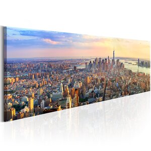 Tableau - new york panorama l x h en cm 120x40