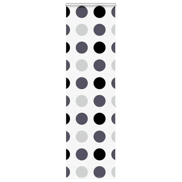 vidaXL Store enrouleur de douche avec cassette largeur du tissu 76 cm