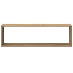 vidaXL Étagères cube murales 2 Pièces chêne artisanal bois ingénierie