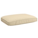 vidaXL Ensemble de coussins pour palettes de 2 pièces en tissu Oxford beige