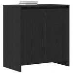 vidaXL Buffet Chêne noir 70x41x75 cm Bois d'ingénierie