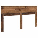 vidaXL Tête de lit Bois Ancien 200 cm Bois d'ingénierie