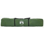vidaXL Tente de camping cabine 4 personnes vert libération rapide