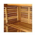 vidaXL Ensemble de bar de jardin 5 Pièces Bois d'acacia solide