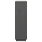 vidaXL Buffet Gris 110 5x35x117 cm Bois massif de pin