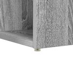 vidaXL Bureau Gris Sonoma 108 x 55 x 103 5 cm Bois d'ingénierie