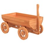 vidaXL Chariot décoratif 70x43x54 cm bois massif de sapin