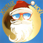 Carte Joyeux Noël avec Enveloppe Blanche 15x15cm