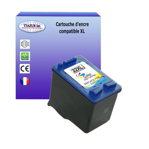 Cartouche compatible avec HP DeskJet F2280 F2288 F2290 F300 F310 F325 F335 F340 F350 F370 F375 remplace HP n°22 XL - Couleur