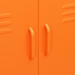 vidaXL Armoire de rangement Orange 80x35x101 5 cm Acier