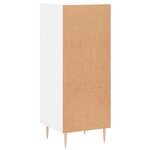 vidaXL Buffet blanc 34 5x34x90 cm bois d'ingénierie