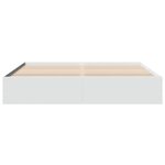 vidaXL Cadre de lit sans matelas blanc 200x200 cm
