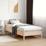 vidaXL Cadre de lit sans matelas 100x200 cm bois massif de pin