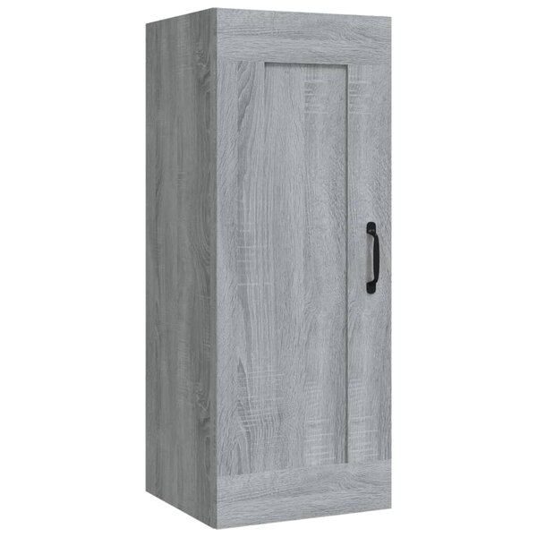 vidaXL Armoire suspendue Sonoma gris 35x34x90 cm Bois d'ingénierie