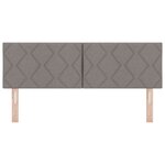 Tête de lit vidaXL Design Blocs Diamants Taupe 140 cm Tissu