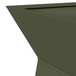 vidaXL Jardinière à pilier Olive 35 x 35 x 73 cm Acier