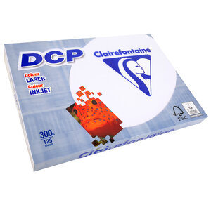 Ramette 125 Feuilles Papier DCP 300g A3 420x297 mm Certifié FSC Blanc CLAIREFONTAINE