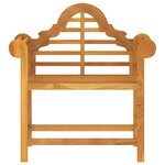 vidaXL Chaise de jardin 88x60x92 cm bois de teck massif