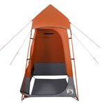 vidaXL Tente de toilette orange imperméable