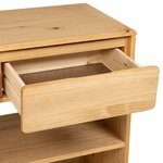 vidaXL Table console SAUDA chêne 89 5x36 5x73 cm bois de pin massif