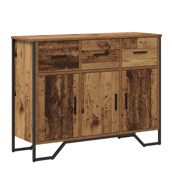 vidaXL Bahut en vieux bois chêne 97x32 5x74 5 cm Bois reconstitué