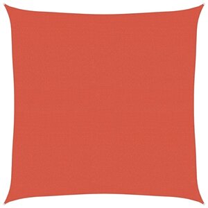 vidaXL Voile d'ombrage 160 g/m² Terre cuite 5x5 m PEHD