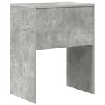 vidaXL Bureau Gris béton 60 x 40 x 76 cm