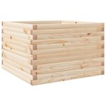 vidaXL Jardinière 70x70x45 5 cm bois de pin massif