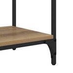 vidaXL Table console avec tiroir Chêne artisanal 75 x 34 5 x 75 cm