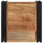 vidaXL Table basse 40x40x35 cm bois massif acacia