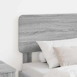 vidaXL Tête de lit Gris Sonoma 100 cm Bois d'ingénierie