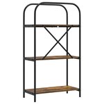 vidaXL Étagère Chêne fumé 60 x 30 x 109 cm Bois d'ingénierie