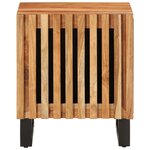 vidaXL Tables de chevet 2 Pièces 40x34x46 cm bois d'acacia massif