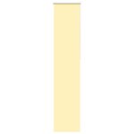 vidaXL Store enrouleur occultant jaune largeur du tissu 45 7 cm