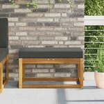 vidaXL Coussin de Siège d'Extérieur Anthracite 80 x 40 x 8 cm