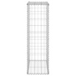 vidaXL Mur en gabion avec couvercles Acier galvanisé 60x30x100 cm