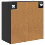 vidaXL Armoire Murale Noir 59 x 31 x 60 cm Bois d'ingénierie
