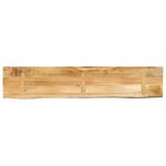vidaXL Dessus de table 140x20x2 5cm bord vif bois massif manguier brut