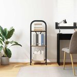 vidaXL Étagère chêne artisanal 40 x 30 x 109 cm Bois d'ingénierie