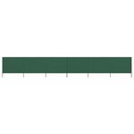 vidaXL Paravent 6 panneaux Tissu 800 x 160 cm Vert