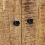 vidaXL Buffet avec 4 portes 60x33x75 cm bois massif de manguier