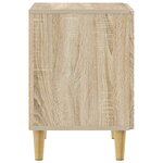 vidaXL Table de chevet 2 Pièces Chêne Sonoma 43 x 34 5 x 50 cm