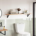 vidaXL Dessus de table rectangulaire 140x20x2 cm bois massif d'acacia